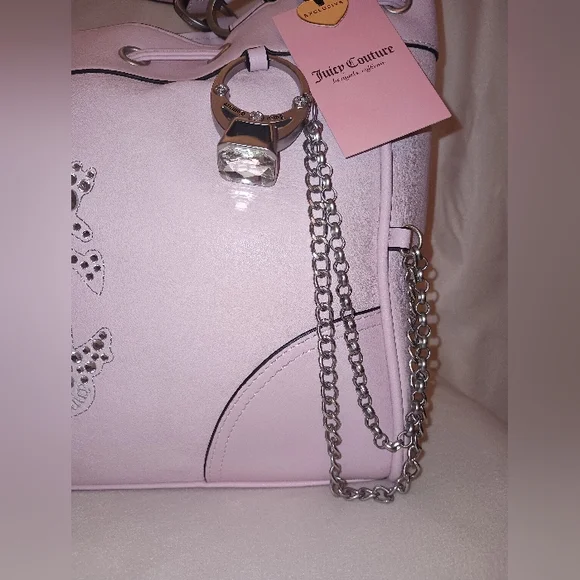 Juicy Couture Pink Large Tote - Picture 3 of 6